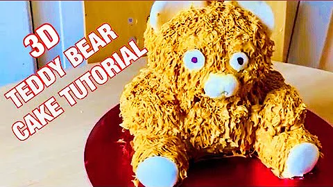 3D Teddy Bear cake Tutorial | How to make a teddy bear cake in home | easy and step  by step methods