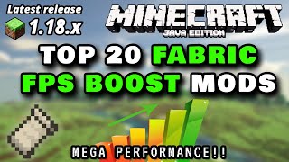 Minecraft Java 1.18.2 Top 20 Best Fabric Performance FPS Mods 1.18.2 Minecraft Boost