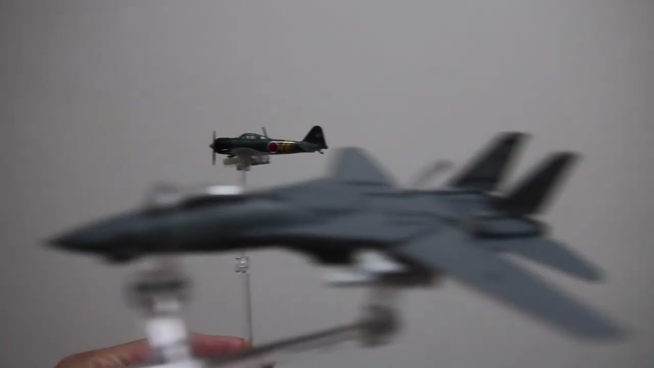 零戦VS F-14トムキャット[ファイナルカウントダウン風] - YouTube