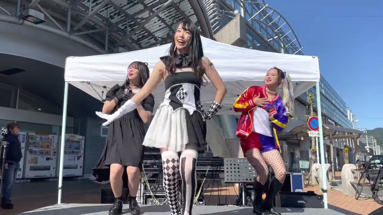 #キューティーベリー　ハロウィンライブ　JR行橋駅　2022年10月30日(日)