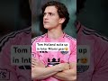 Tom Holland suits up for Messi and @intermiamicf!😍 Spidey sense tingling