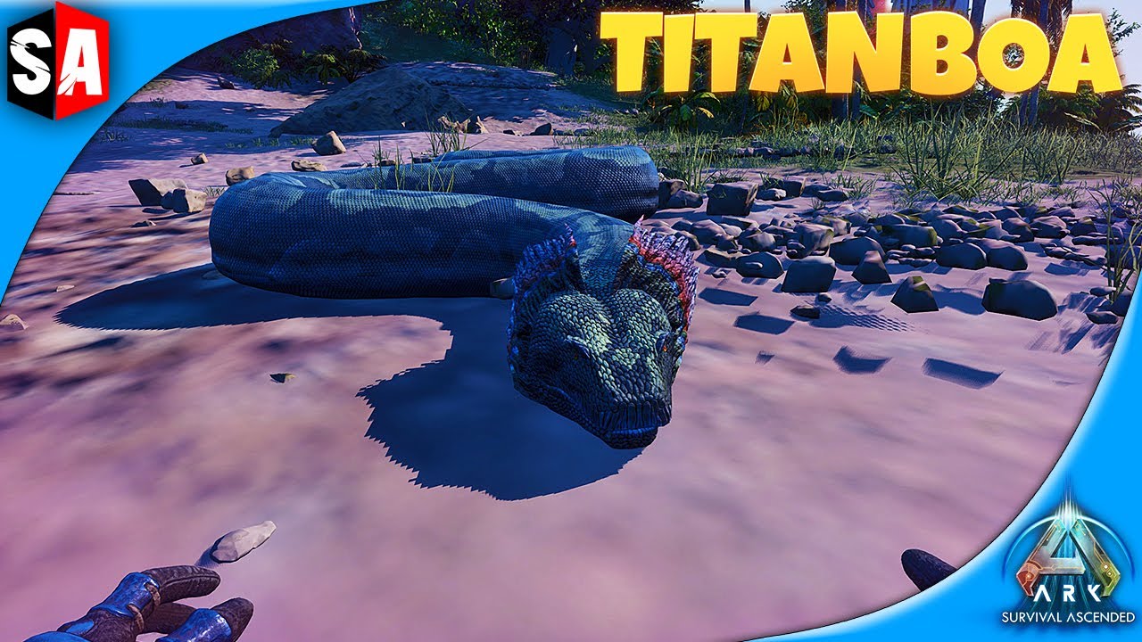 How To Tame A Titanboa | Ark Survival Ascended - YouTube