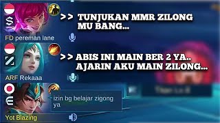 GLOBAL BOYS AND GIRLS REACT ON MIC!! Zilong Racing Was Even Invited to Play with a Girl!!!😂
