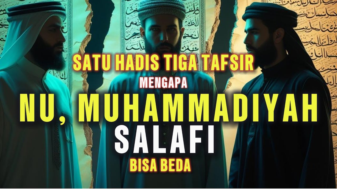 Satu Hadis, Tiga Tafsir: Kenapa NU, Muhammadiyah, dan Salafi Bisa Beda?