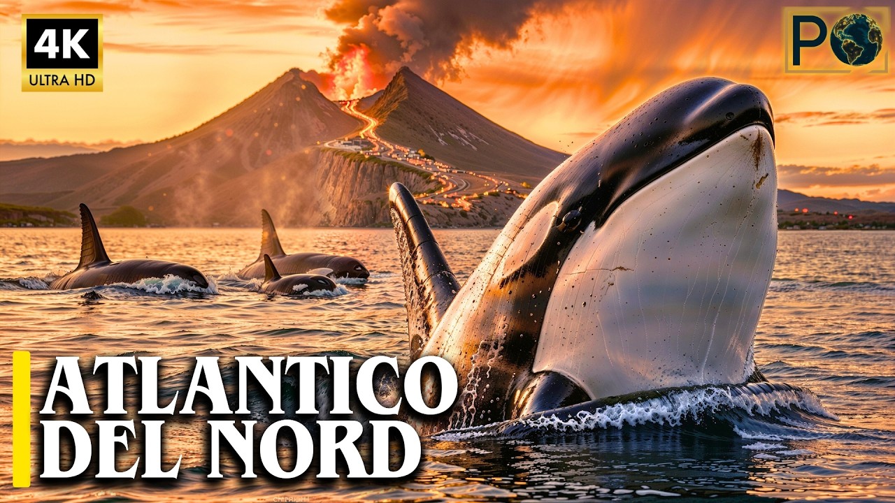 ATLANTICO DEL NORD: Meraviglie che Nascono tra Ghiaccio, Fuoco e Oceani Infiniti | Documentario 4K