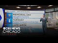 Very warm sunshine, cooler by lake on Memorial Day in Chicago