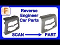 Reverse Engineer Car Parts with CAD | Use Forms and Surfaces to create CAD models from SCAN Data