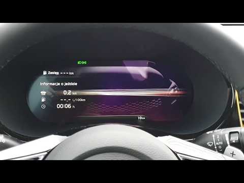 Kia X-CEED cyfrowe zegary z kolorowym ekranem (Kia Supervision Cluster) - video from Flota Carserwis