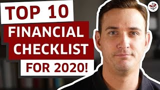 HOW TO NAIL YOUR FINANCES IN 2020 (Your 2020 Top 10 Financial Checklist!)
