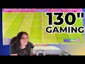 GAMING MÁXIMO en 130 pulgadas -Samsung The Premiere 4K triple LASER proyector-