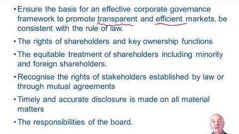 Corporate governance - CIMA P3