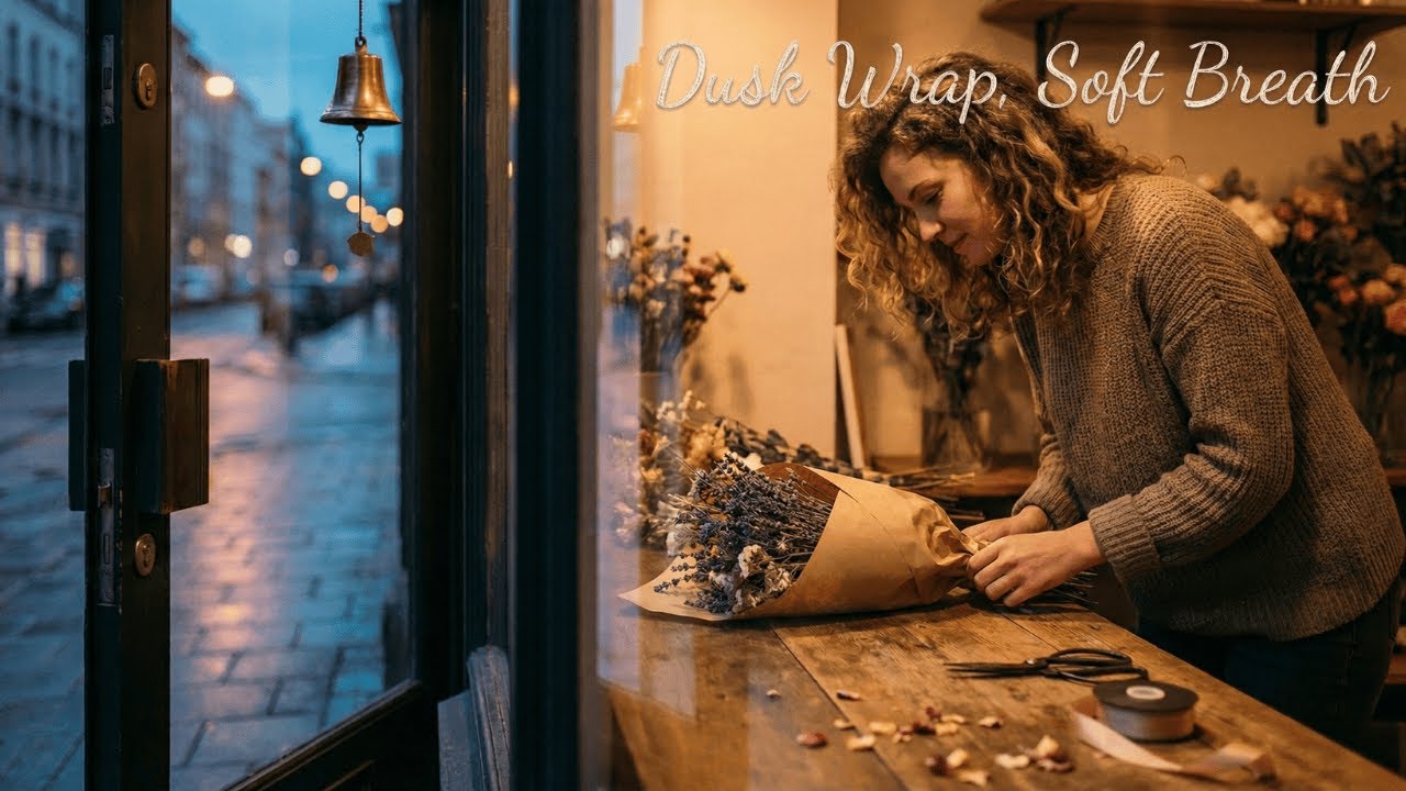 Dusk Wrap, Soft Breath | Lavender Dusk Lo-fi City Pop (EN/JP) | Healing Bouquet