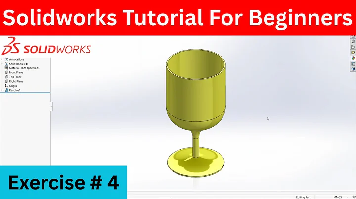 Solidworks Tutorial for Beginners-Exercise 4
