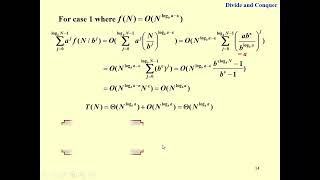 25 Divide and Conquer (Master Method)