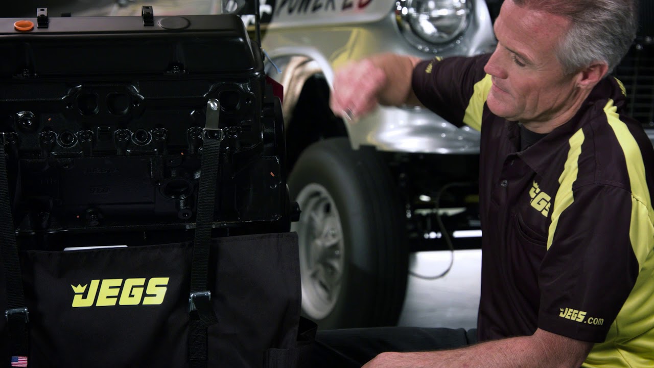 JEGS Universal Engine Diaper Kenny Wallace - YouTube