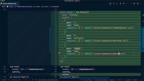 27: [Meteor + Vue] Commit Vue Router changes