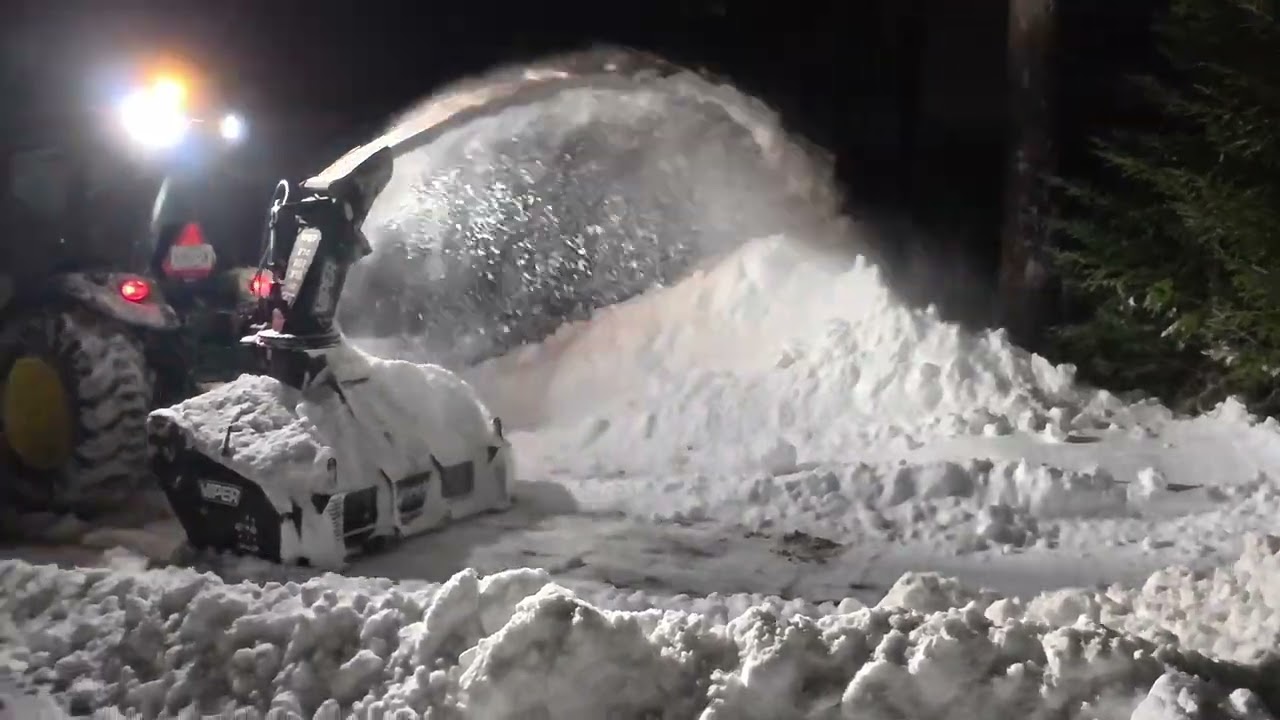 15” Snow Storm Cleanup: Viper Snowblower Takes Out the Plow Piles