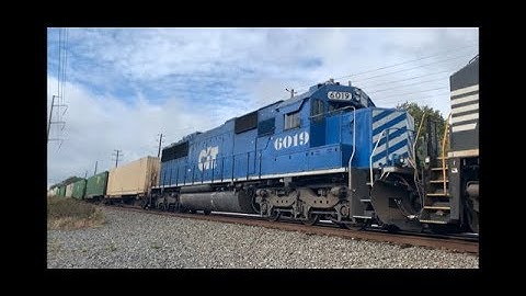 *RARE* NS 20E @ Cranford, NJ with a CBFX SD60 trailing