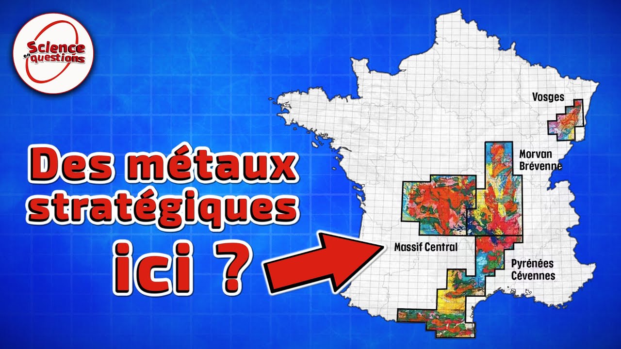 Minéraux critiques : le grand inventaire français ! - Science En Questions