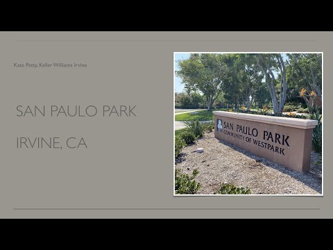 San Paulo Park Irvine CA 