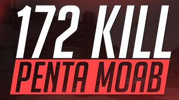 MW3: 172 KILL "PENTA" MOAB! 5 Moabs in 1 Game! (COD MW3 Penta MOAB)