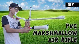 How to make a PVC Marshmallow BLOWGUN | DIY Air rifle