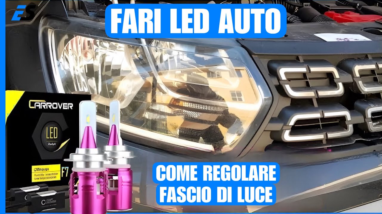 Fari LED auto - Come regolare inclinazione fascio luce 