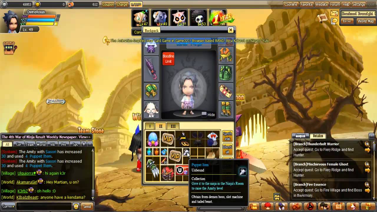 Let's Play Pockie Ninja Episode 1: Getting Bloodline Limit Faster