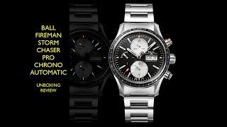 Ball Fireman Storm Chaser Pro Chronograph Automatic CM3090C-S1J-BK Watch | Review Valjoux Relogios