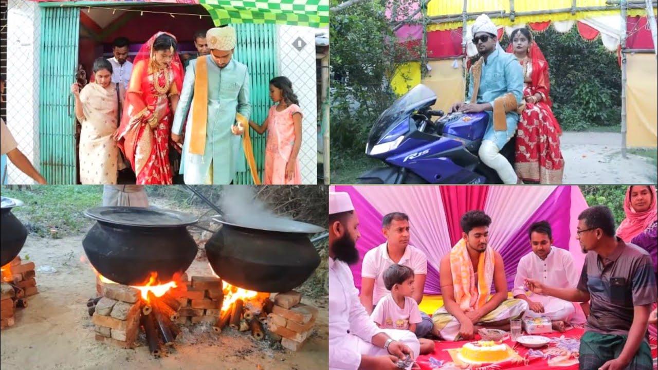 গ্রামের বিয়ে | Traditional Bangladeshi Wedding Highlights 2025 | Rajshahi Wedding Culture | Hijol