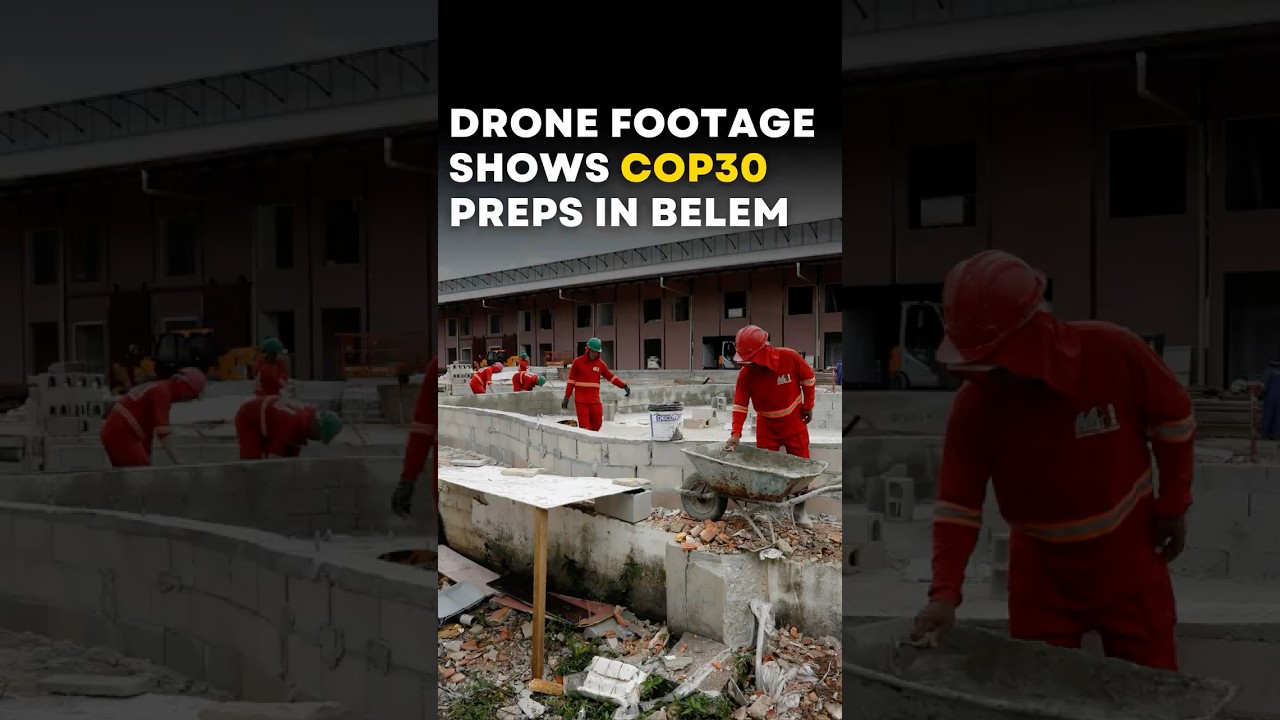 Drone Footage Shows COP30 Prep in Belem | Factual Flow