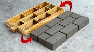 Unique brick mold design  Cast multiple cement bricks from one mold