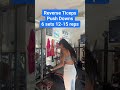 9th workout (Triceps)
