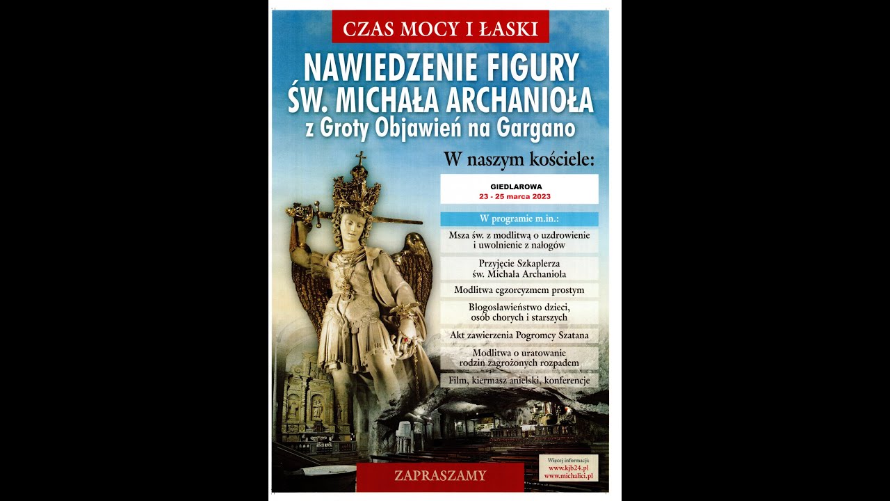 Rekolekcje parafialne z św. Michałem Archaniołem - YouTube