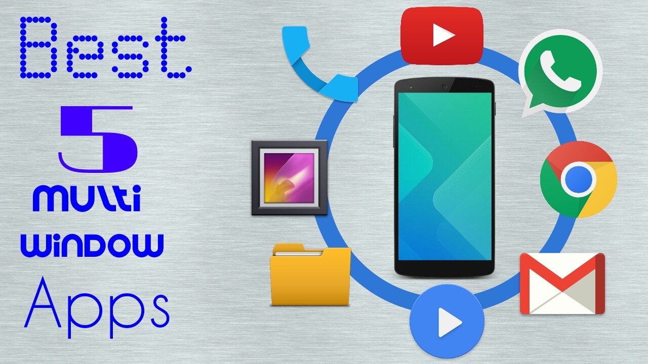 HINDI|| BEST 5 MULTI TASKING/MULTI WINDOW APPS - YouTube
