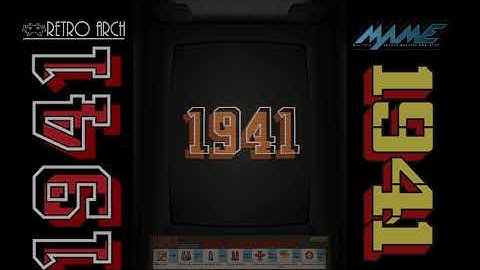 1941 Counter Attack - Capcom 1990 MAME [Full play][4k 60fps]