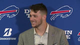 Josh Allen clapsback to reporter 'I am in New York'