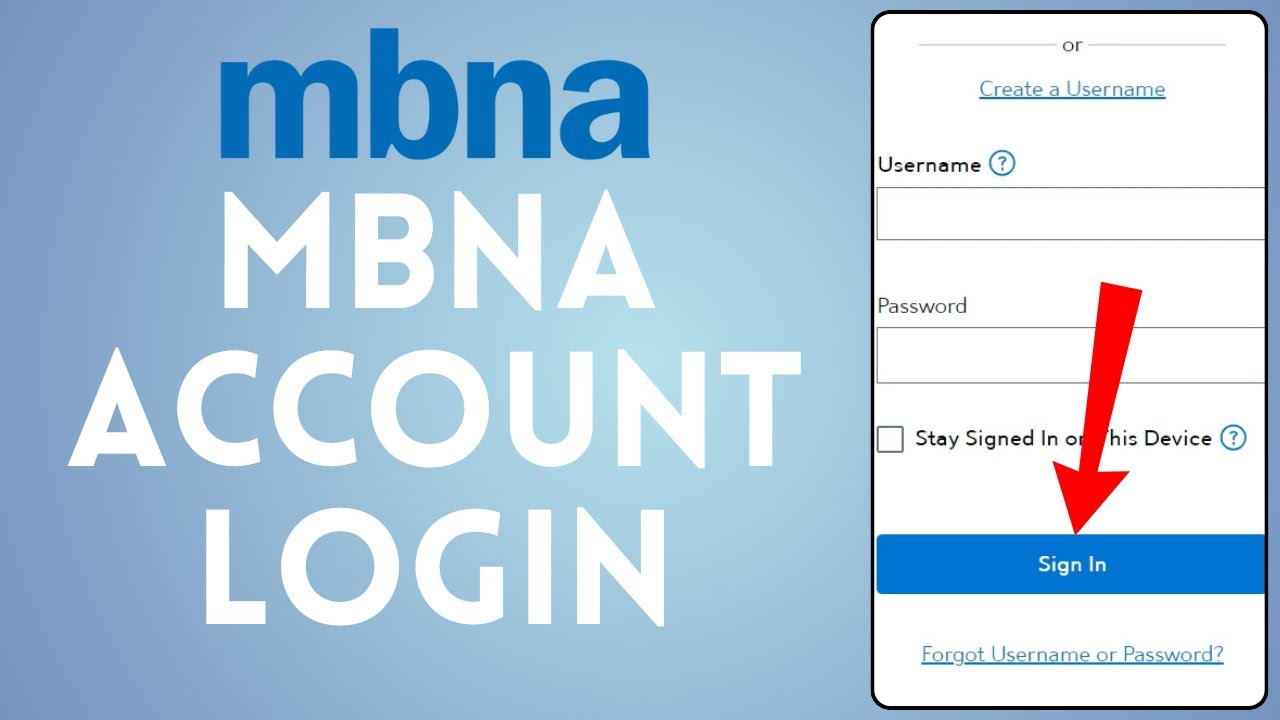 MBNA Account Login 2024 | How to Sign Into MBNA Account - YouTube