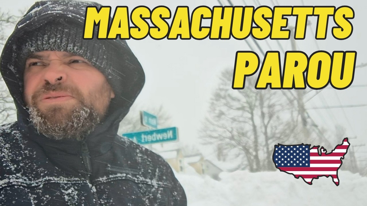 MASSACHUSETTS  PAROU: A PIOR NEVASCA DOS ÚLTIMOS ANOS!