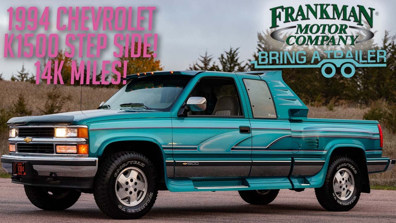 LIVE ON BRING A TRAIER! 1994 Chevrolet K1500 Step-side! LOW MILES