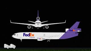 fed ex flight 14 crash animation (trying to offend no one.)