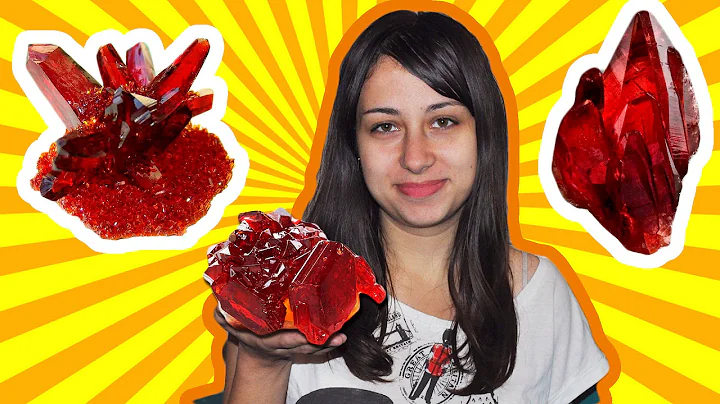 How to grow beautiful Red crystal of salt at home!