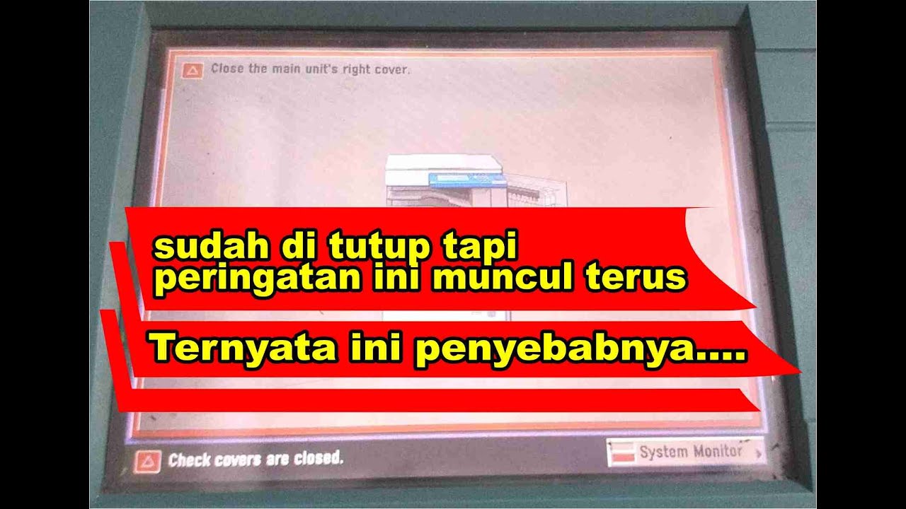 indikator pintu samping bawah terbuka, padahal pintu tertutup ir4570