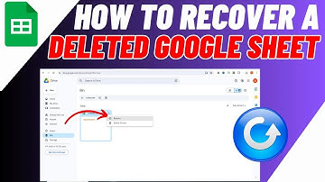 How To Recover A Deleted Google Sheet | Step By Step Guide