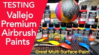 Testing Vallejo Premium Airbrush Paints - Great Multi Surface Paint For Resin - Lexan - Gundam