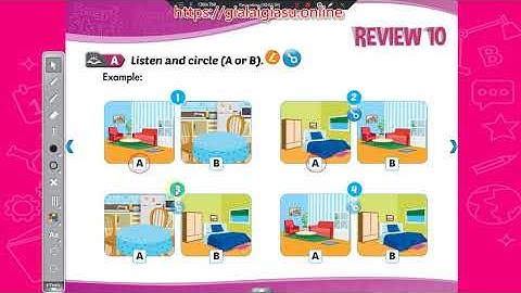 Unit 10 My House –Review (https://gialaigiasu.online - Tiếng Anh lớp 1- Chương trình GDPT 2018 mới)