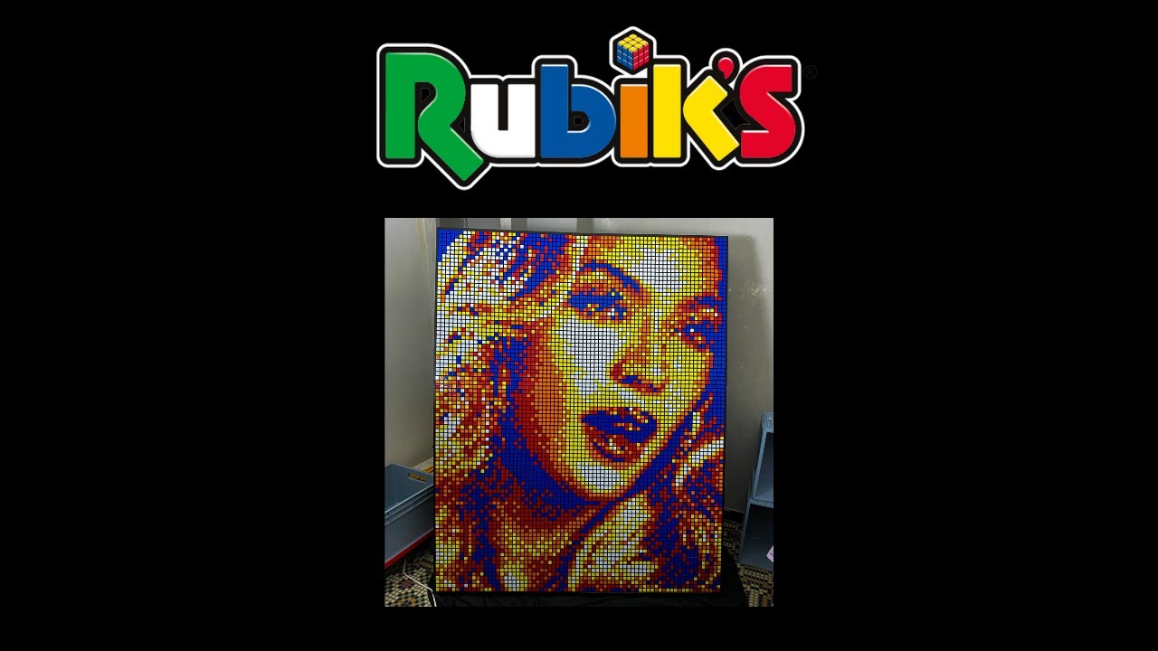 Happy Birthday Beyoncé | Rubik's Cube Mosaic - YouTube