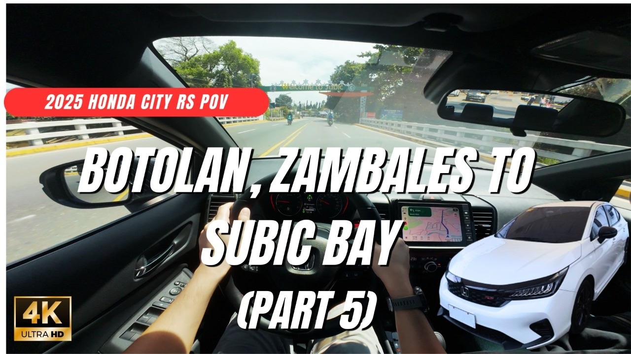 2025 Honda City RS POV | ASMR | Botolan, Zambales to Subic Bay Free ...