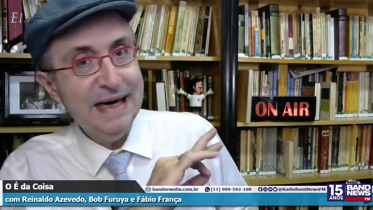 Reinaldo Azevedo: Lugar de vagabundo que prega golpe é a cadeia