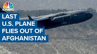 Last American plane flies out of Afghanistan, the end of America's 20 year, $2.3-trillion war on and occupation of Afghanistan, as the US loses another pointless and ugly war of its own choice., From YouTubeVideos